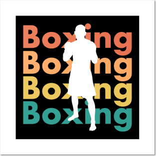 Boxing shirt in retro vintage style - gift for boxing lovers Posters and Art